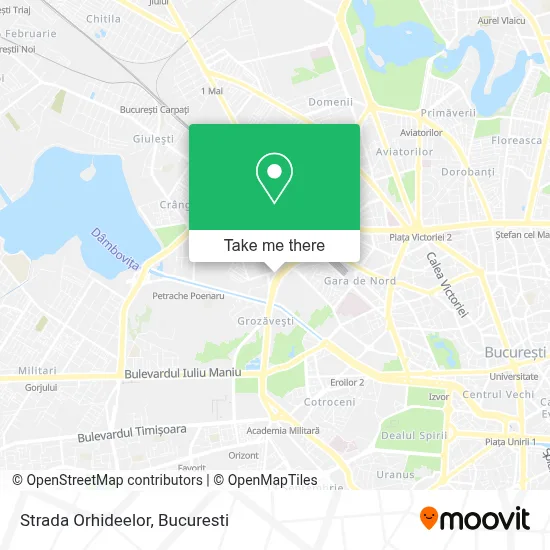 Strada Orhideelor map