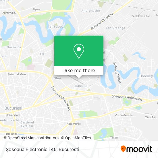 Șoseaua Electronicii 46 map