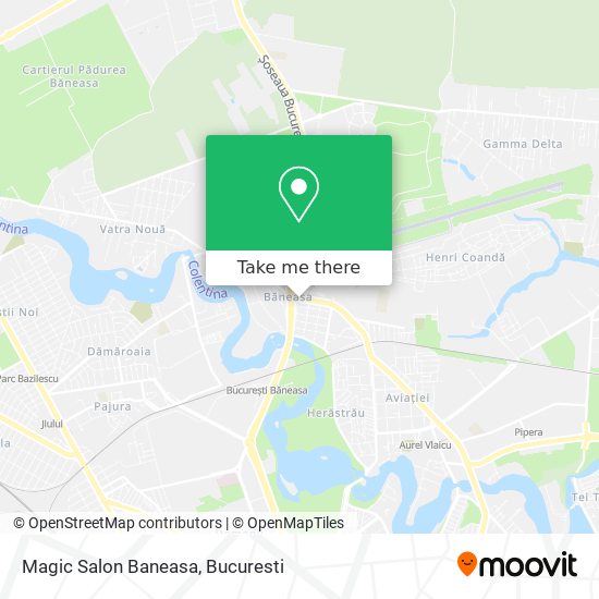 Magic Salon Baneasa map