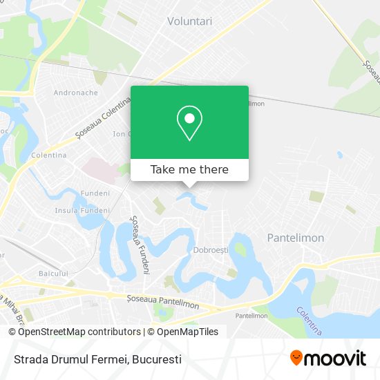Strada Drumul Fermei map