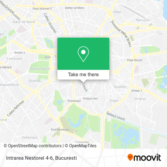 Intrarea Nestorel 4-6 map