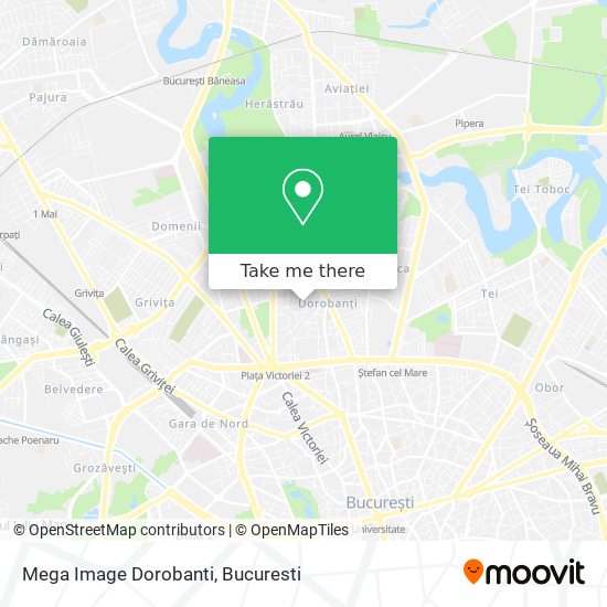 Mega Image Dorobanti map
