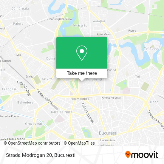 Strada Modrogan 20 map