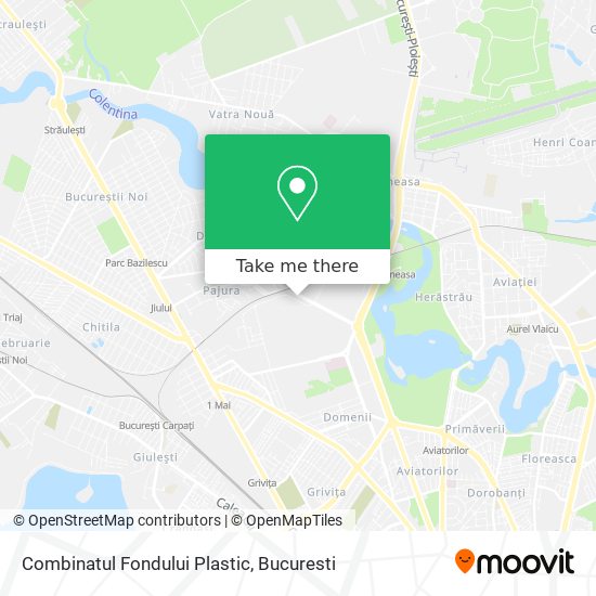 Combinatul Fondului Plastic map