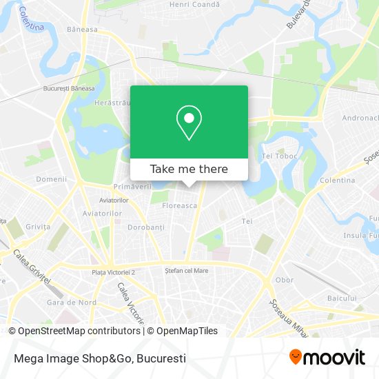 Mega Image Shop&Go map