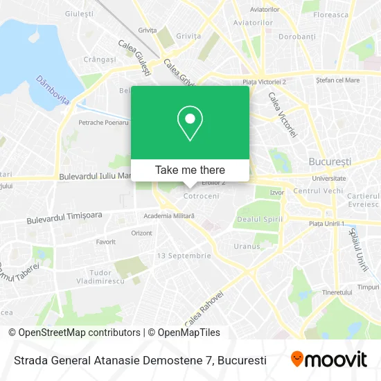 Strada General Atanasie Demostene 7 map