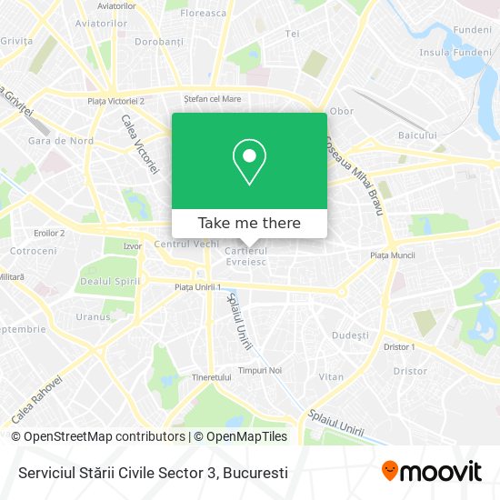 Serviciul Stării Civile Sector 3 map