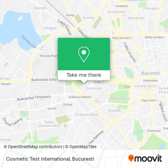 Cosmetic Test International map