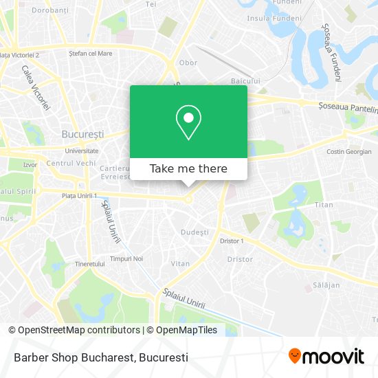Barber Shop Bucharest map