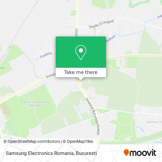 Samsung Electronics Romania map