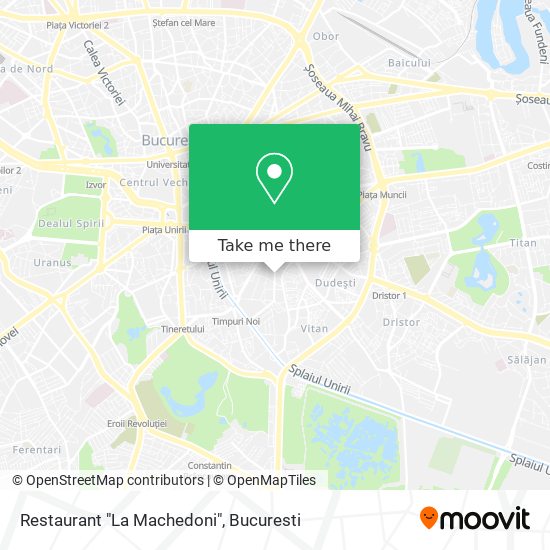 Restaurant "La Machedoni" map