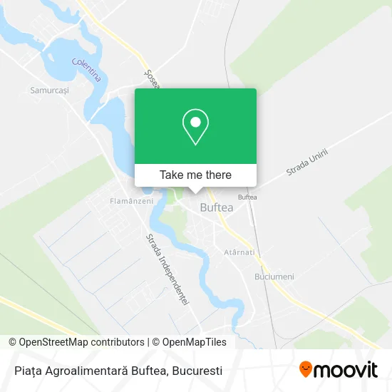 Piața Agroalimentară Buftea map
