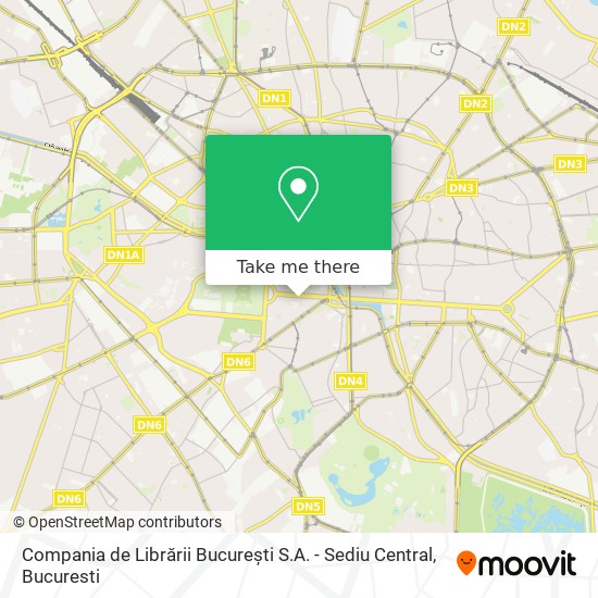 Compania de Librării București S.A. - Sediu Central map