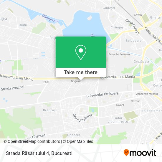 Strada Răsăritului 4 map