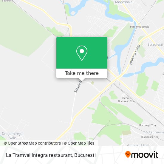 La Tramvai Integra restaurant map