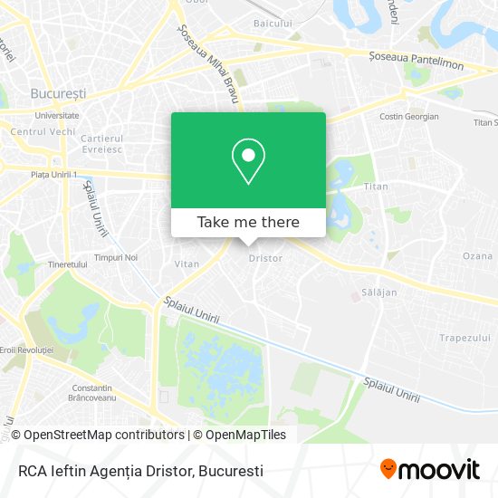 RCA Ieftin Agenția Dristor map