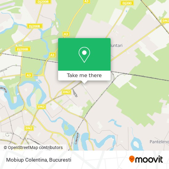 Mobiup Colentina map