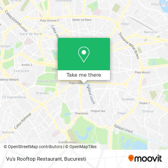 Vu's Rooftop Restaurant map