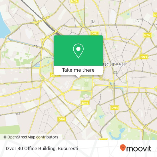 Izvor 80 Office Building map