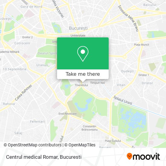 Centrul medical Romar map