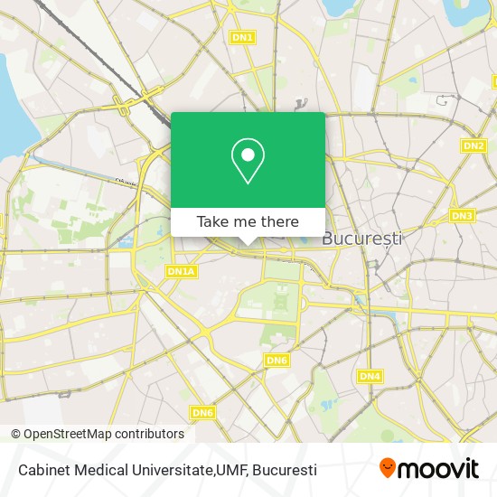 Cabinet Medical Universitate,UMF map