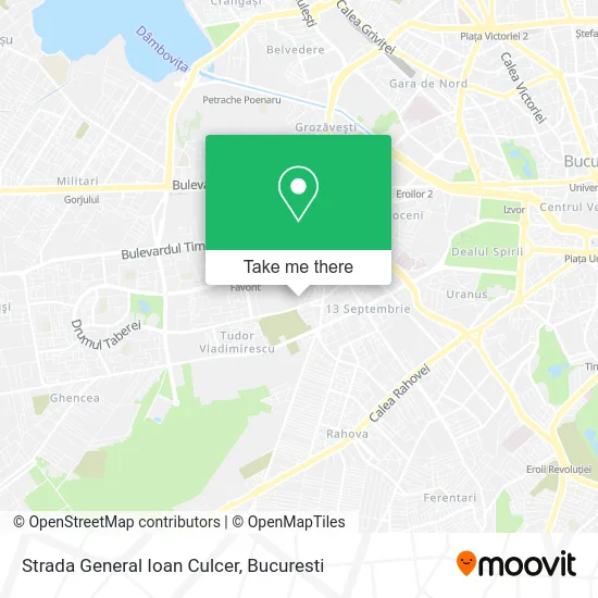 Strada General Ioan Culcer map