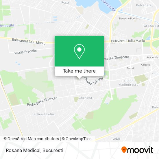 Rosana Medical map