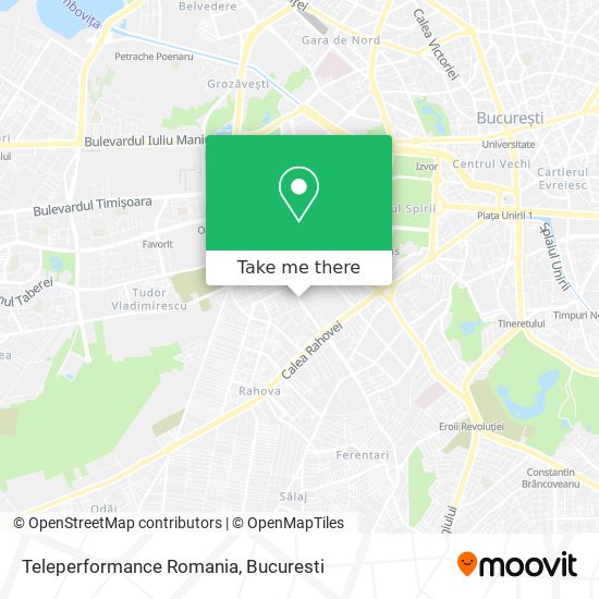 Teleperformance Romania map