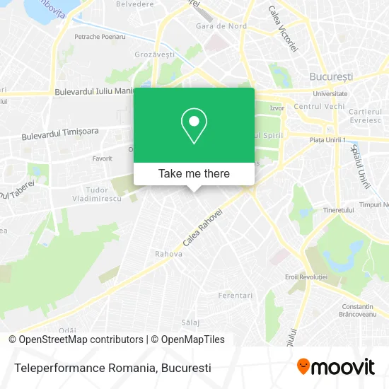 Teleperformance Romania map