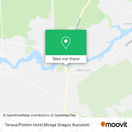 Terasa / Ponton Hotel Mirage Snagov map