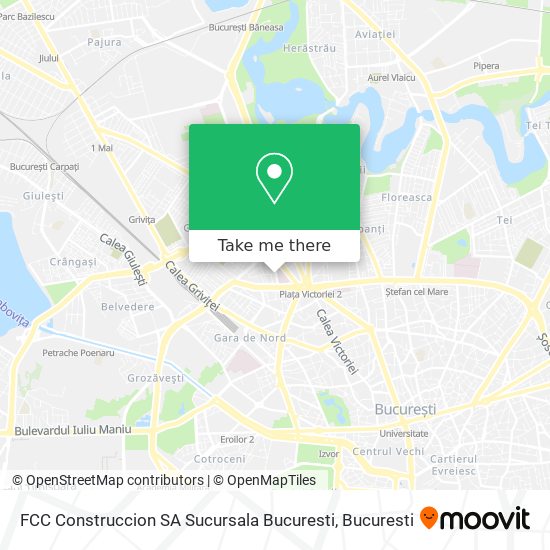 FCC Construccion SA Sucursala Bucuresti map