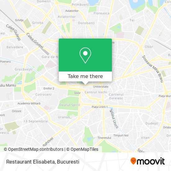 Restaurant Elisabeta map