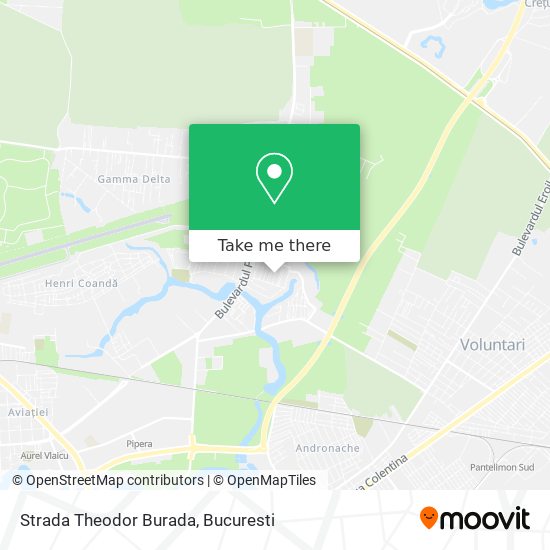Strada Theodor Burada map