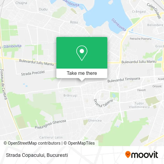 Strada Copacului map