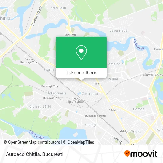 Autoeco Chitila map