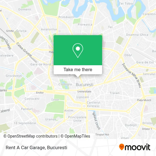 Rent A Car Garage map