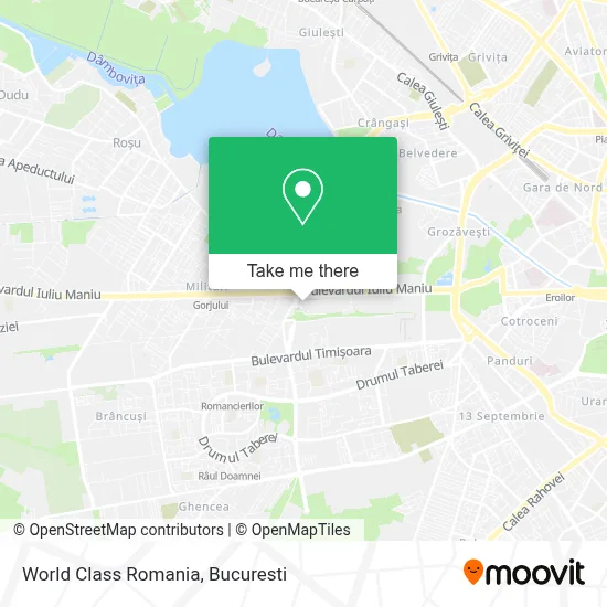 World Class Romania map
