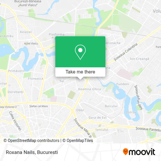 Roxana Nails map