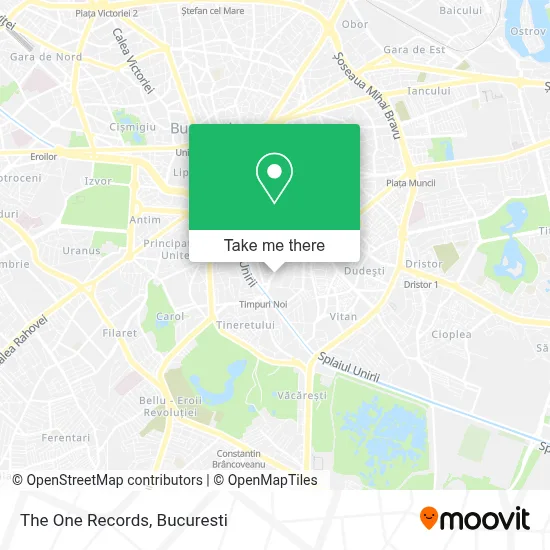The One Records map