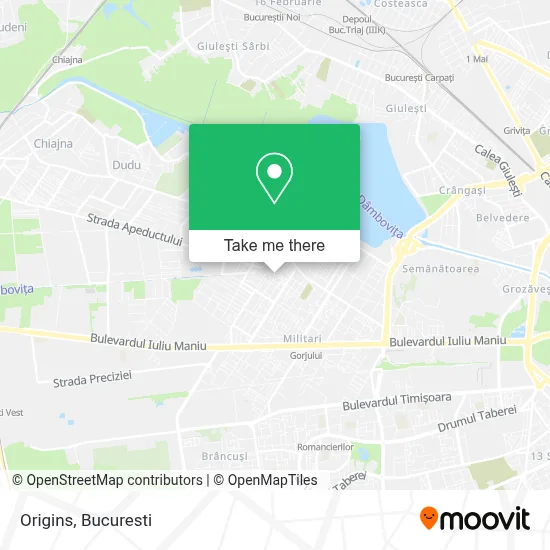 Origini map