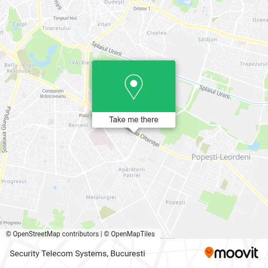 Security Telecom Systems map