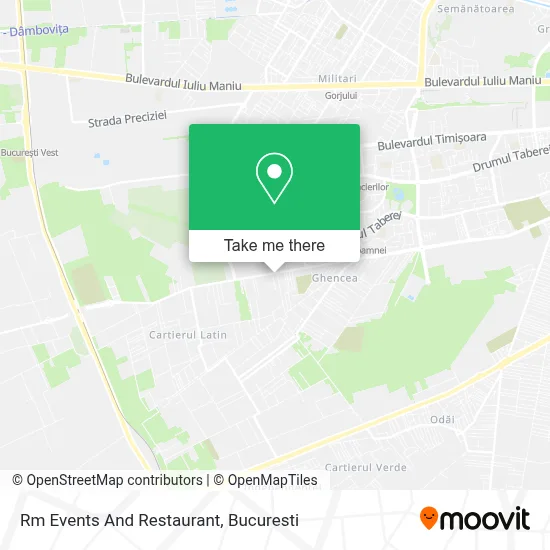 Rm Events And Restaurant map