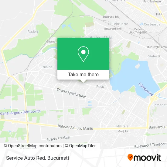 Service Auto Red map