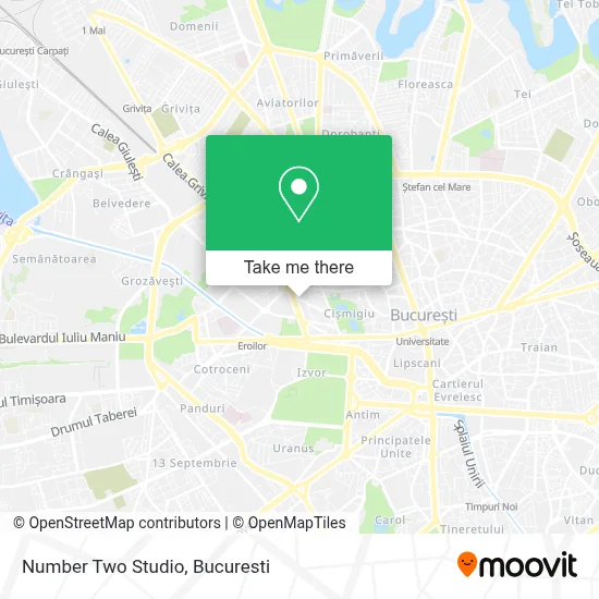 Number Two Studio map