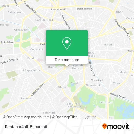 Rentacar4all map