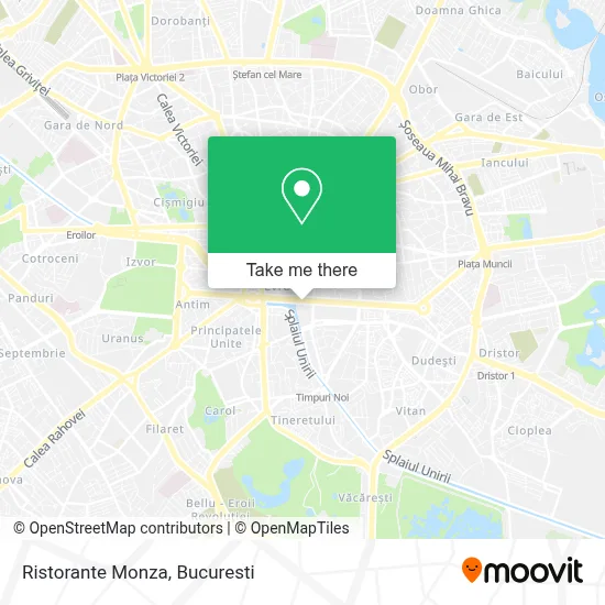 Ristorante Monza map