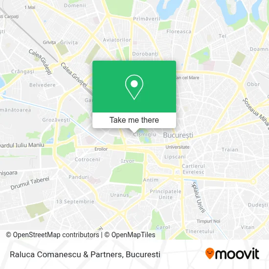Raluca Comanescu & Partners map