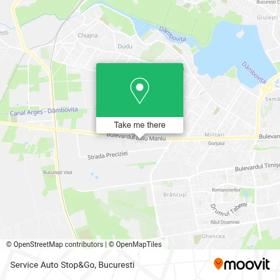 Service Auto Stop&Go map