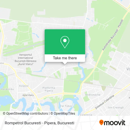 Rompetrol Bucuresti - Pipera map