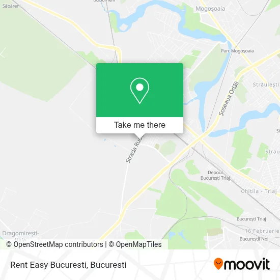 Rent Easy Bucuresti map